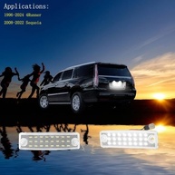 Ilumine Sua Placa: Kit 2 Lâmpadas LED 6000K Branca para Toyota 4Runner (1996-2024) e Sequoia (2001-2022) - imagem 3