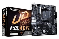 PLACA MAE GIGABYTE A520M K V2 (REV. 1.0) CHIPSET AMD A520 AM4, MATX, DDR4 - A520M K V2 1.0 - imagem 1