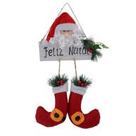 Placa Natalina Noel e Botas 46cm – Magizi - imagem 1