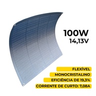 Placa Solar Flexível 100W: Energia Livre! - imagem 1
