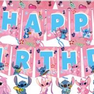 Placas de Papel Lilo & Stitch para Festa de Bebê e Aniversário - imagem 1