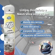 Kit 4x Spray Limpa Estofados ZIP My Place 300ml: Limpeza Profunda e Rápida para Tecidos! - imagem 3