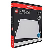 Plafon Avant LED 30cm: 1680 Lúmens de Luz Potente e Moderna - imagem 1