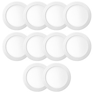 Plafons LED Elgin: Ilumine com Economia (Kit 10) - imagem 1