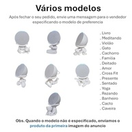 Suporte Alexa Echo POP com Design Exclusivo - Robert Plant, Cachorro, Violão e Gato - Decoração Moderna e Presente Ideal - imagem 4