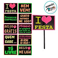 Plaquinhas Neon: Anime Sua Festa! - imagem 1