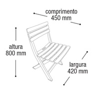 Cadeira de Plástico Dobrável Resistente 110kg - Ideal para Lanchonetes e Eventos - imagem 3