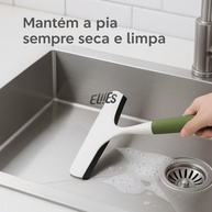 Rodo de Pia Premium com Cabo Ergonômico - Plástico Resistente para Limpeza Fácil - imagem 4