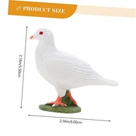 Estatueta de Pomba Realista em Plástico - Decoração de Jardim e Casa com Toque Natural - imagem 4