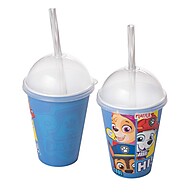Copo Shake Patrulha Canina com Canudo - 280ml | Plasútil - imagem 2