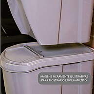 Lixeira Empilhável 20L: Organize com Plasútil! - imagem 2
