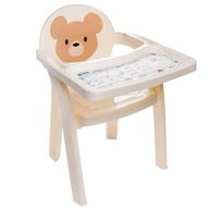Poltrona Cadeirinha Infantil Portátil com Bandeja para Colorir - Plasútil Bege - imagem 1