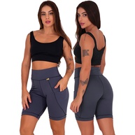 Bermuda Fitness com Bolso: Kit 2 Play - imagem 2