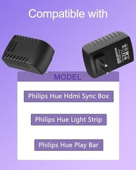 Fonte de Alimentação VHBW para Philips Hue Play Bar, Light Strip e Sync Box - Energia Confiável para Sua Iluminação Inteligente - imagem 5