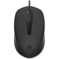 Mouse USB HP 150 - Plug and Play, com Design Elegante, Ambidestro e Ergonômico, Sensor Óptico 1600 DPI, Confortável e Preciso, Compatível com Windows, Cor Preta (240J6AA) - imagem 1