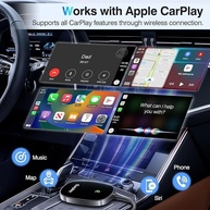 Vevavi Adaptador CarPlay Sem Fio 2024: Liberdade Plug and Play para seu iPhone - imagem 4