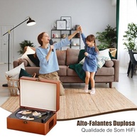 Elyblo Player Portátil CD HIFI: Som Imersivo e Design Retrô para Sua Casa - imagem 5