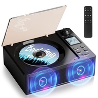 DGXWLLW Boombox Portátil Bluetooth: Som Estéreo, CD Player Recarregável e Rádio FM - imagem 1