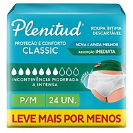 Plenitud Classic: Roupa Íntima Antiodor para Incontinência - imagem 1