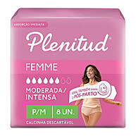 Plenitud Femme: Conforto e Proteção Íntima (8 Unidades) - imagem 1