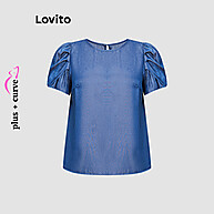 Blusa Plus Size Lovito: Elegância Plicada! - imagem 2