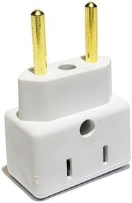 Kit 2 Adaptadores Tomada Bob Esponja Benjamin 10A/20A - Plug Pino Grosso/Fino Bivolt - imagem 3