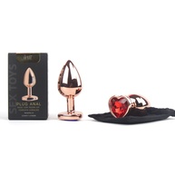 Plug Anal Rose G com Coração: Prazer Intenso! - imagem 1
