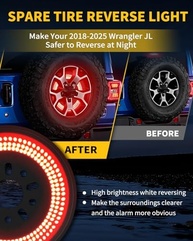 Luz de Freio LED 3 Lados para Jeep Wrangler JL JLU 2018-2025: Segurança e Estilo Plug & Play - imagem 4