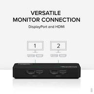 Expanda sua Produtividade: Adaptador Plugable 4K DisplayPort/HDMI para 2 Monitores via USB 3.0/C (Windows/ChromeOS) - imagem 4