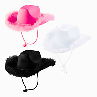 Chapéu Cowboy Country: Estilo Boiadeira e Plumas 🤠 - imagem 1