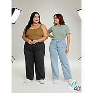 Calça Jeans Plus Size Wide Leg 46 a 54: Conforto e Estilo - imagem 2