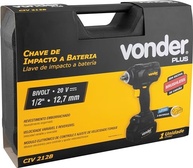 Chave de Impacto Vonder Plus 20V 1/2" CIV 212B - Potência e Durabilidade Profissional - imagem 3