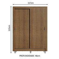 Guarda-Roupa Solteiro Madesa Dallas Plus - imagem 2