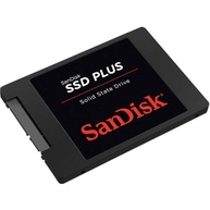SanDisk SD Plus, 480GB, SATA, Leitura 535MB/s, Gravação 445MB/s, SDSSDA-480G-G26, Preto - imagem 1