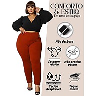 Legging Plus Size 3D: Conforto e Estilo! - imagem 3