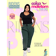 Calça Moletom Plus Size Flanelada: Conforto e Estilo! - imagem 2