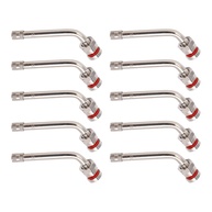 Kit 10 Válvulas Pneu Caminhão Lyrlody 60° Alumínio para Rodas Alcoa 22.5"/24.5" - Durabilidade e Segurança - imagem 1