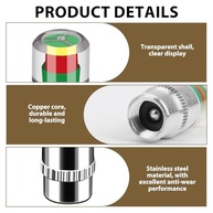 Kit 8 Tampas Indicadoras de Pressão de Pneu 36PSI (2.4 Bar) com Alerta Visual 3 Cores - Segurança e Eficiência para Carros, SUVs e Mais - imagem 5