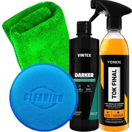 Kit Essencial para Detalhamento Automotivo: Tok Final Vonixx, Pneu Pretinho Vintex e Acessórios Karbox - imagem 1