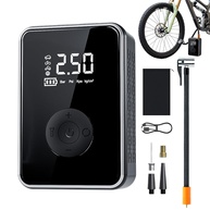 Inflador de Pneu Portátil Sem Fio: Bomba de Ar Recarregável com Luz e Desligamento Automático para Carros, Bicicletas e Mais - imagem 1