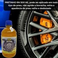 Kit 12 Pneu Pretinho Baba de Camelo 500ml - Brilho Intenso e Proteção Duradoura - imagem 4