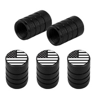8 Tampas de Válvula de Pneu Bandeira Americana - Liga de Alumínio Premium - imagem 4