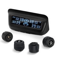 Sistema Monitoramento Pressão Pneu RV/Trailer TPMS Solar Automático M13 4 Sensores 0-87PSI - imagem 2