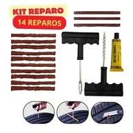 Kit Reparo Pneu Profissional Premium: 17 Peças para Carro e Moto - imagem 4