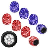 Kit 8 Tampas Válvula Pneu Cristal Strass - Elegância e Proteção para Seu Veículo - imagem 3
