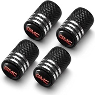 Tampas de Válvula de Pneu Premium para GMC - Proteção e Estilo em Metal Preto (4 Peças) - imagem 2