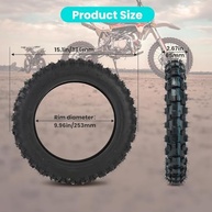 Pneu e Câmara de Ar 2.75-10 para Motos Off-Road e Scooter - Segurança e Performance - imagem 3