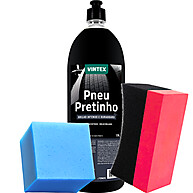 Pneu Pretinho Vindex: Brilho Intenso e Proteção - imagem 1