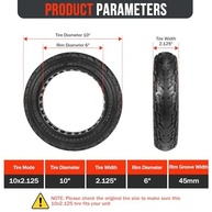 Pneu Sólido 10x2.125" Sem Câmara para Patinetes Elétricos Gotrax, Ninebot, Hiboy - Durabilidade e Performance - imagem 3
