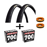 Pneu Speed Pirelli 700x25: Kit Completo + Câmaras - imagem 1